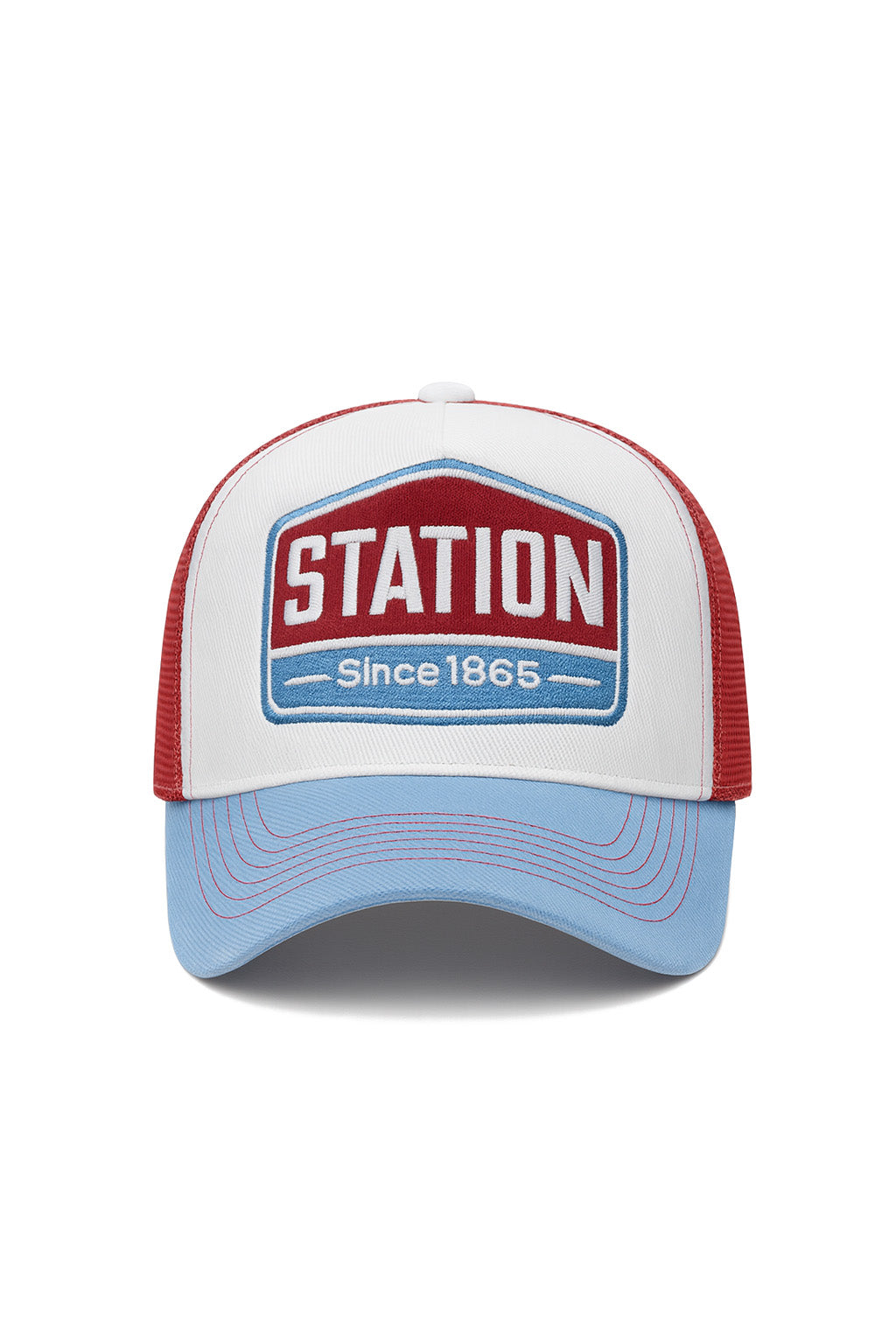 Boné Trucker Station Since 1865, Com Tela e Ajustável