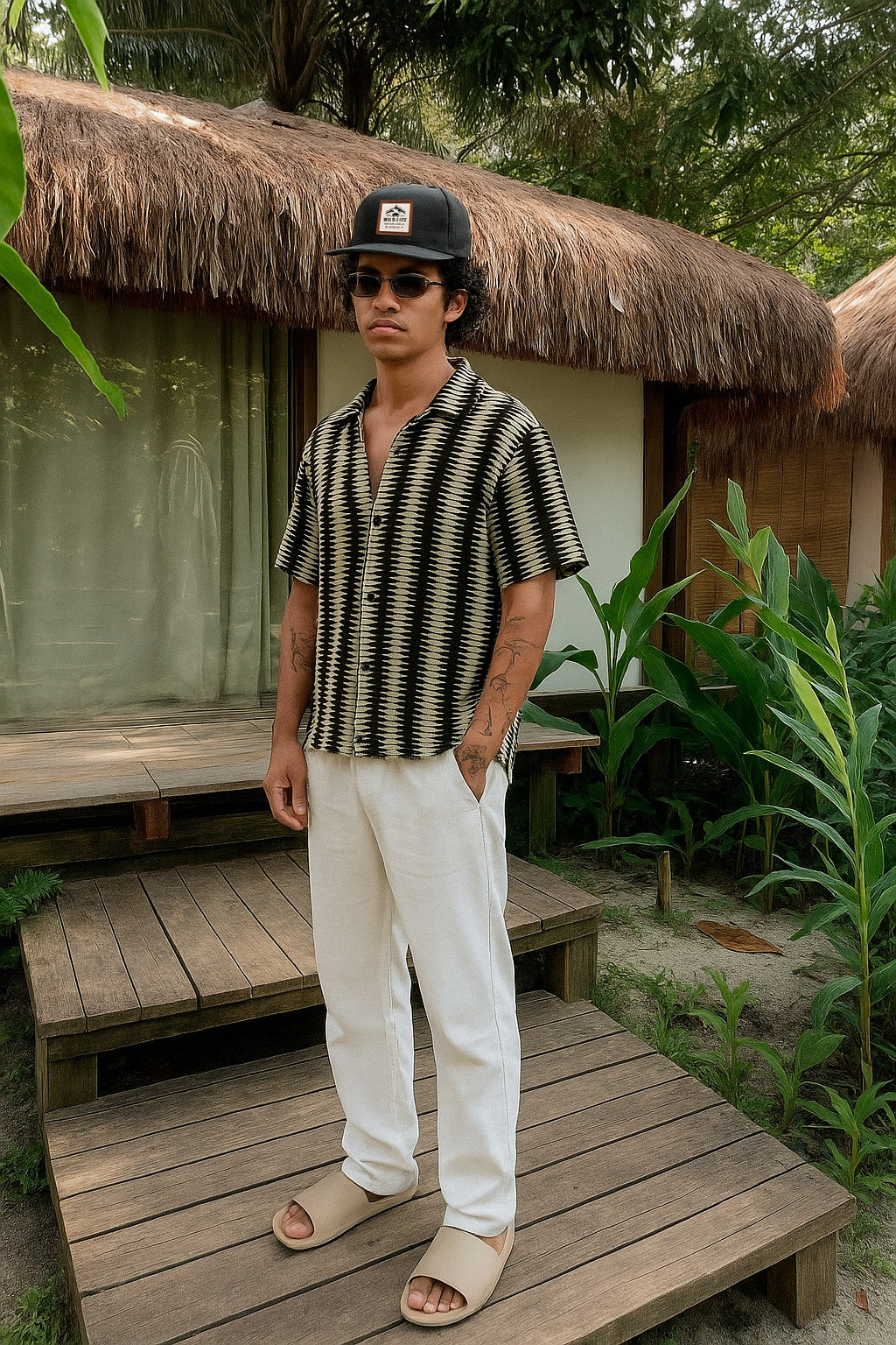 Boné Aba Reta Wild Life, Leve e Respirável