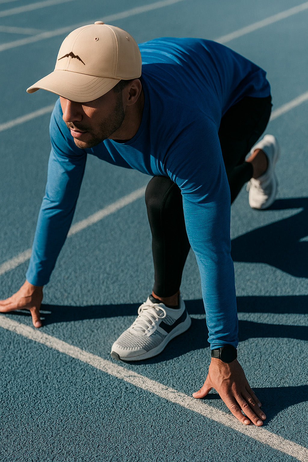 Boné Esportivo Bege Outdoor & Cidade, Respirável