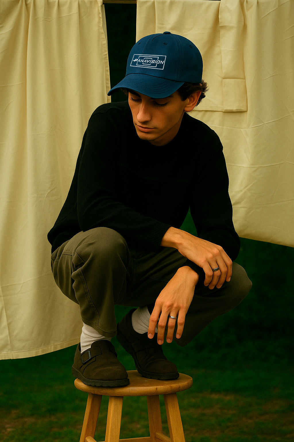 Boné Aba Curva Panavision Hatz Raízes