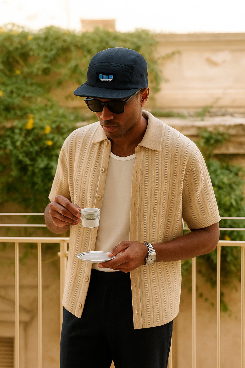 Boné Aba Reta Gvon Tecido Técnico Ventilado e Ajustável