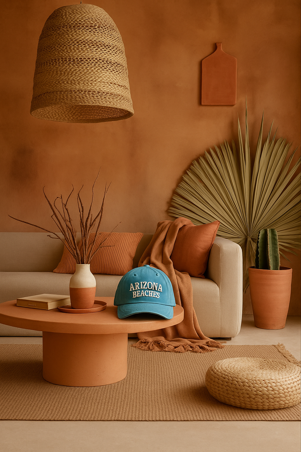 Boné Aba Curva Arizona Praia & Sol, Respirável com Proteção