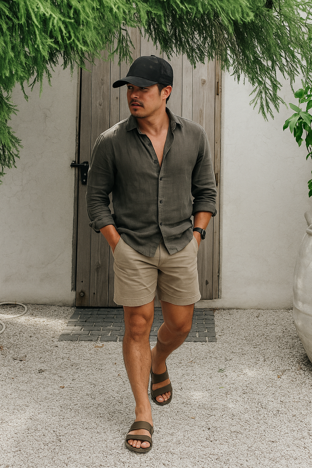 Boné Trucker Camuflado Tela Respirável, Ajustável