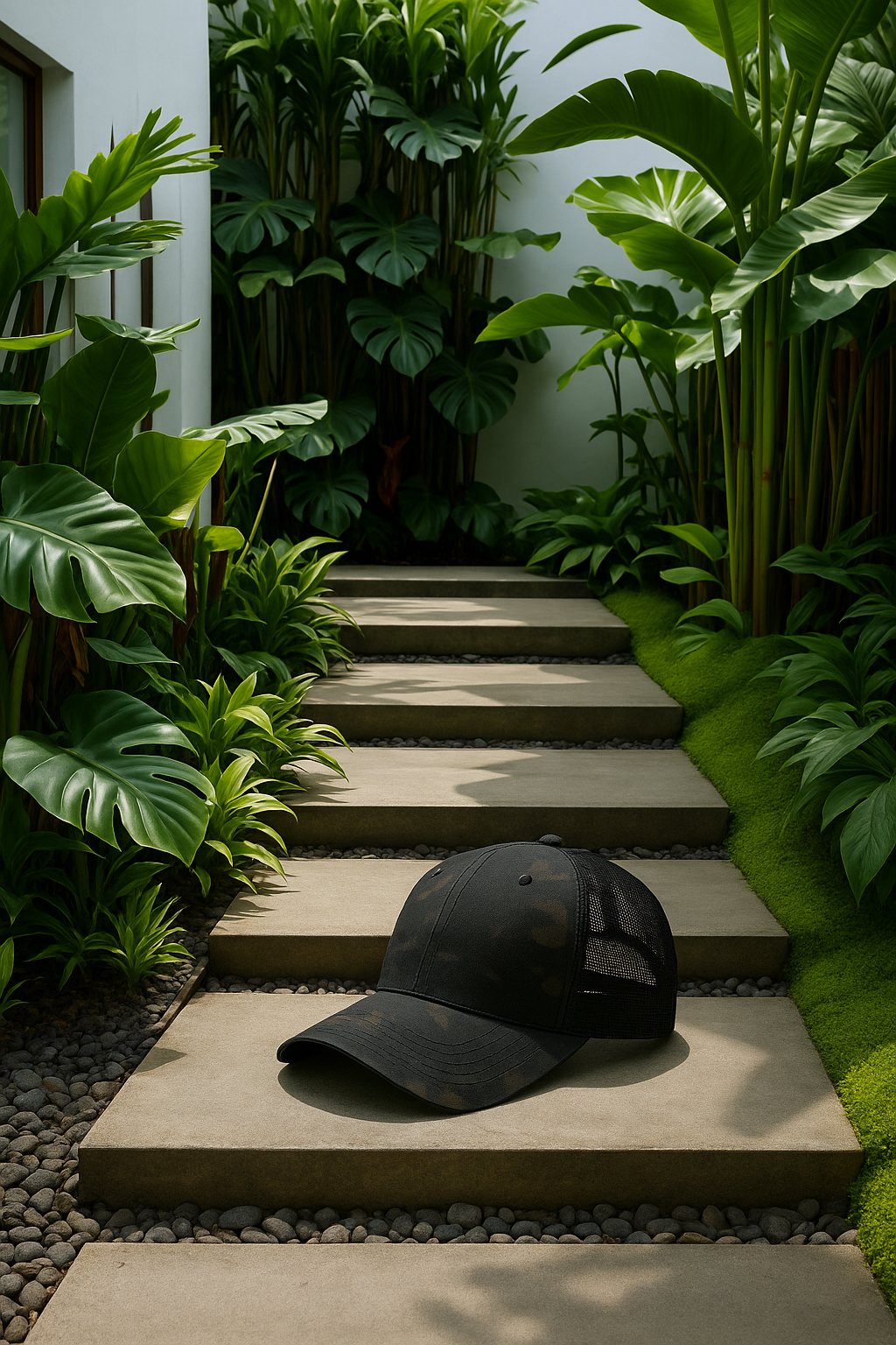 Boné Trucker Camuflado Tela Respirável, Ajustável