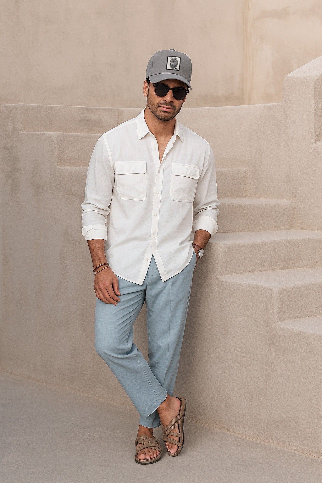 Boné Trucker Wolf Tela Confortável e Respirável