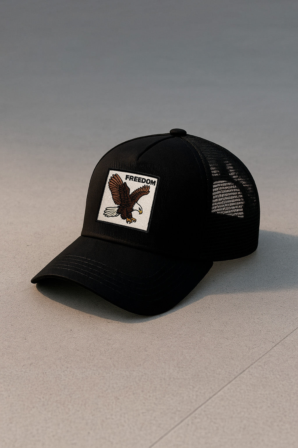 Boné Trucker Freedom Tela, Ajustável e Leve