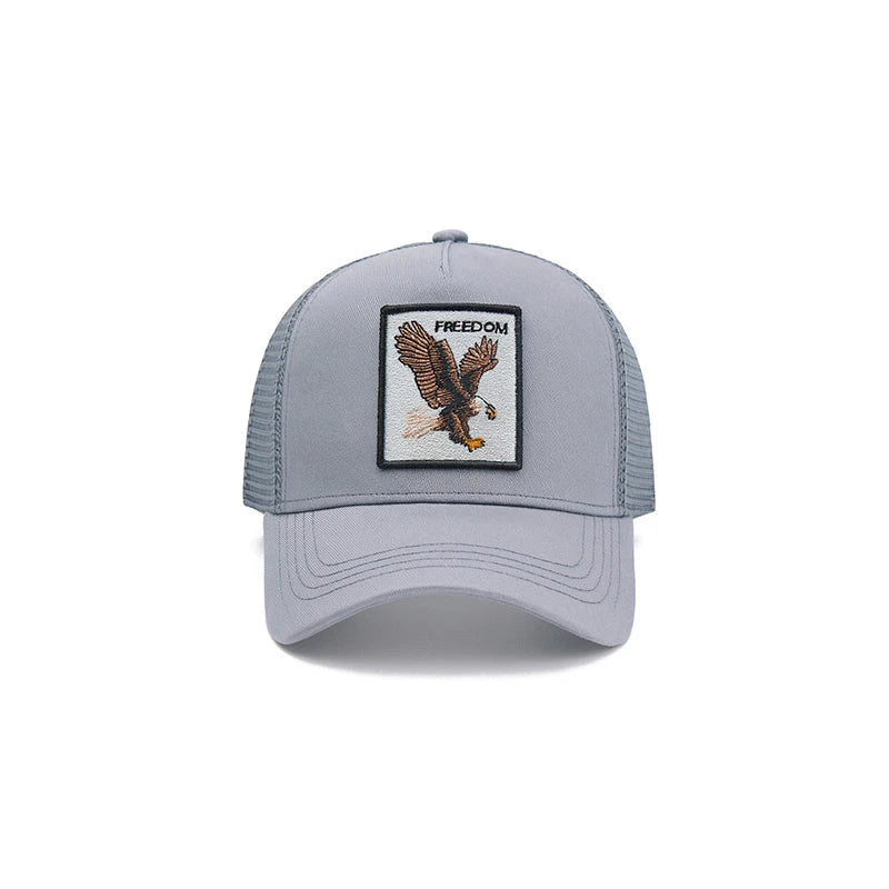 bonés aba curva trucker